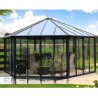 Garda 6X5.2 Gazebo de Jardim Fechado com Canopia Transparente e Alumínio