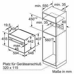 Herd BOSCH CBG7741B1 2900 W 47 L