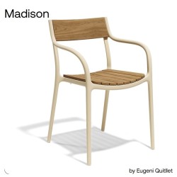 Cadeira Madison Wood Cream Vondom