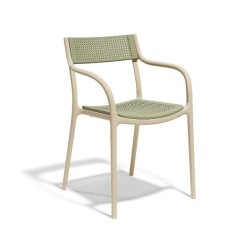 Chaise Madison Dots Cream Jade Vondom