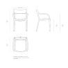 Cadeira Estofada Creme Madison Vondom