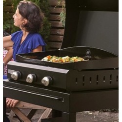 Plancha de gas Amalia 360 negra Le Marquier