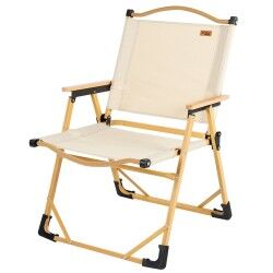 Silla de Camping Plegable Aktive Sabana Tierra 47 x 77 x 51 cm (2 Unidades)