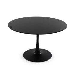 Tavolo aggiuntivo Versa Nero 120 x 73 x 120 cm