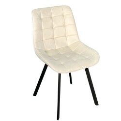 Stuhl Versa RHODES  Beige 55 x 82 x 51 cm (4 Stück)