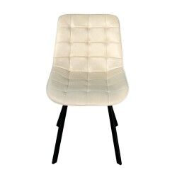 Stuhl Versa RHODES  Beige 55 x 82 x 51 cm (4 Stück)