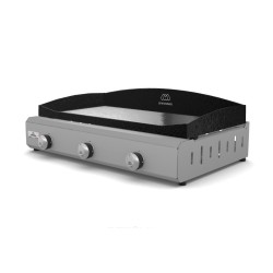 Plancha Amalia 375 à gaz en acier inoxydable Le Marquier