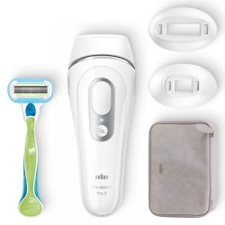 Depiladora Eléctrica de Luz Pulsada Braun Silk expert Pro 3 PL3133