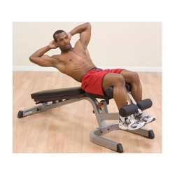 Banco inclinado plano profesional GFID71 Body-Solid