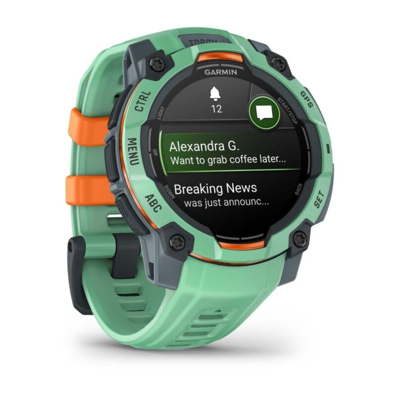 Smartwatch GARMIN Instinct 3 AMOLED Black Green 1,2" 45 mm Ø 45 mm (3 Units) Smartwatch GARMIN Instinct 3 AMOLED Black Green 1,2" 45 mm Ø 45 mm (3 Units)