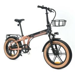 Bicicleta Eléctrica Youin BK1650 DALLAS Negro Café 250 W 20"
