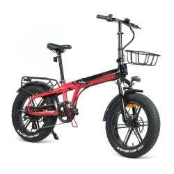 Bicicleta Elétrica Youin BK1650R DALLAS Preto Vermelho 250 W 20"