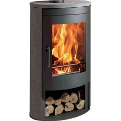 Estufa de leña Panadero Oval 3 Stones Ecodesign 8.7 kW