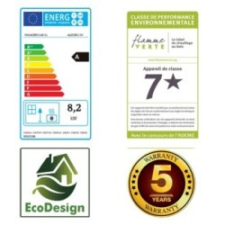 Stufa a legna Panadero Verne Ecodesign 6,7 kW