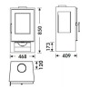 Panadero Andes Ecodesign 7,5 kW Holzofen