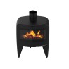 Paul Haut Supra Holzofen aus Gusseisen 10kW
