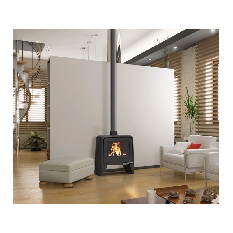 Fogão a lenha de ferro fundido Paul Supra 10kW Fogão a lenha de ferro fundido Paul Supra 10kW