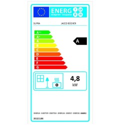 Poêle à bois Jacco Bûcher Supra 4.8kW