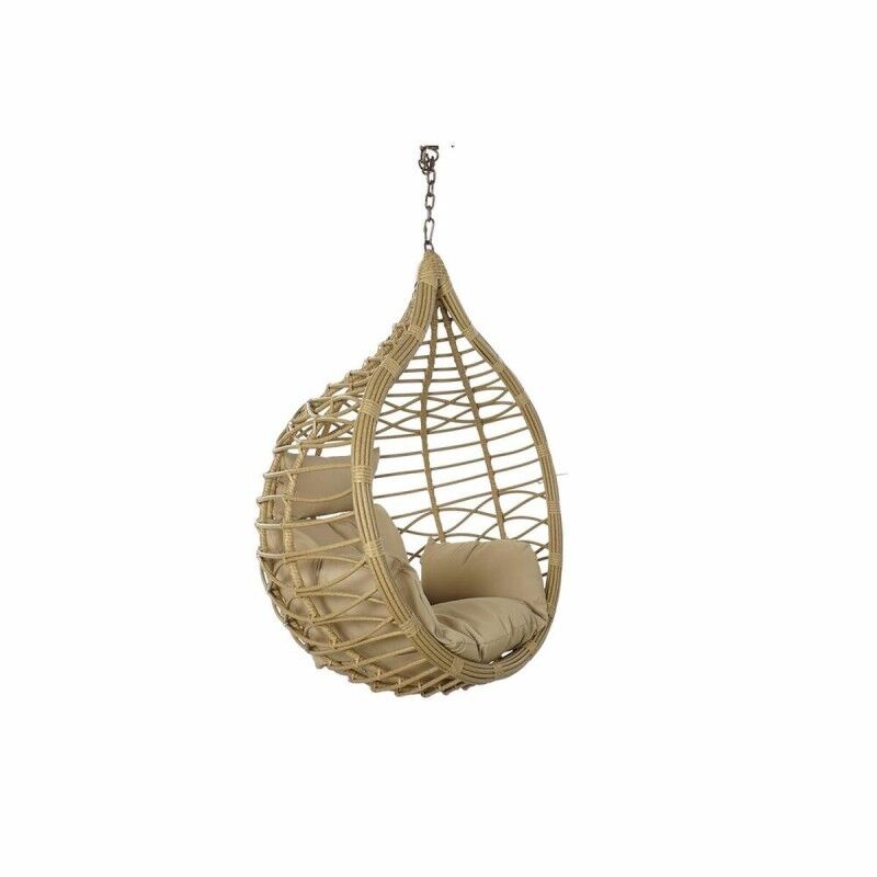 Fauteuil de jardin suspendu DKD Home Decor Marron Beige Marron Clair Aluminium rotin synthétique 90 x 70 x 110 cm 100 x 70 x 125 Fauteuil de jardin suspendu DKD Home Decor Marron Beige Marron Clair Aluminium rotin synthétique 90 x 70 x 110 cm 100 x 70 x 125