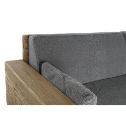 Sofá DKD Home Decor Cinzento Natural Alpino 224 x 95 x 82 cm
