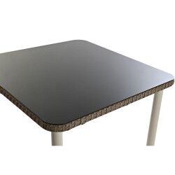 Meubles de jardin DKD Home Decor Blanc Marron Clair 190 x 190 x 70 cm