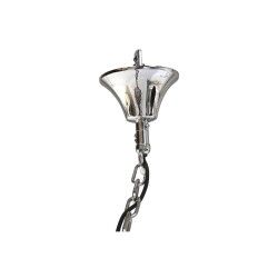 Ceiling Light Home ESPRIT Brown Silver Crystal Steel 25 W 80 x 80 x 80 cm
