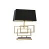 Lámpara de mesa Home ESPRIT Negro Dorado 50 W 220 V