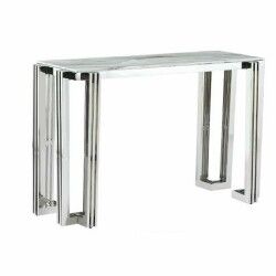 Meuble d'Entrée DKD Home Decor Blanc Argenté 120 x 45 x 78 cm