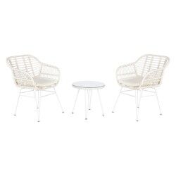 Ensemble Table + 2 Chaises DKD Home Decor 56 x 57,5 x 82 cm