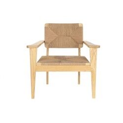 Cadeira de Sala de Jantar DKD Home Decor 67 x 47 x 84 cm 83 x 62 x 84 cm Natural
