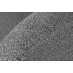 Sofá DKD Home Decor Preto Cinzento Espuma Madeira Metal Veludo Scandi 129 x 75 x 73 cm