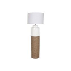 Lámpara de Pie Home ESPRIT Blanco Marrón 220 V 50 X 50 X 139,5 cm