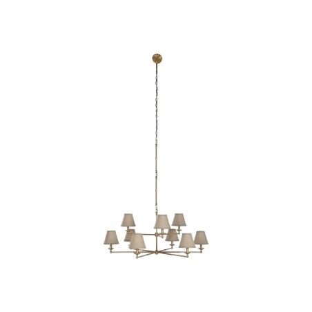Lámpara de Techo Home ESPRIT Beige Dorado Latón 25 W 113 x 113 x 132 cm