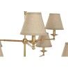 Lámpara de Techo Home ESPRIT Beige Dorado Latón 25 W 113 x 113 x 132 cm