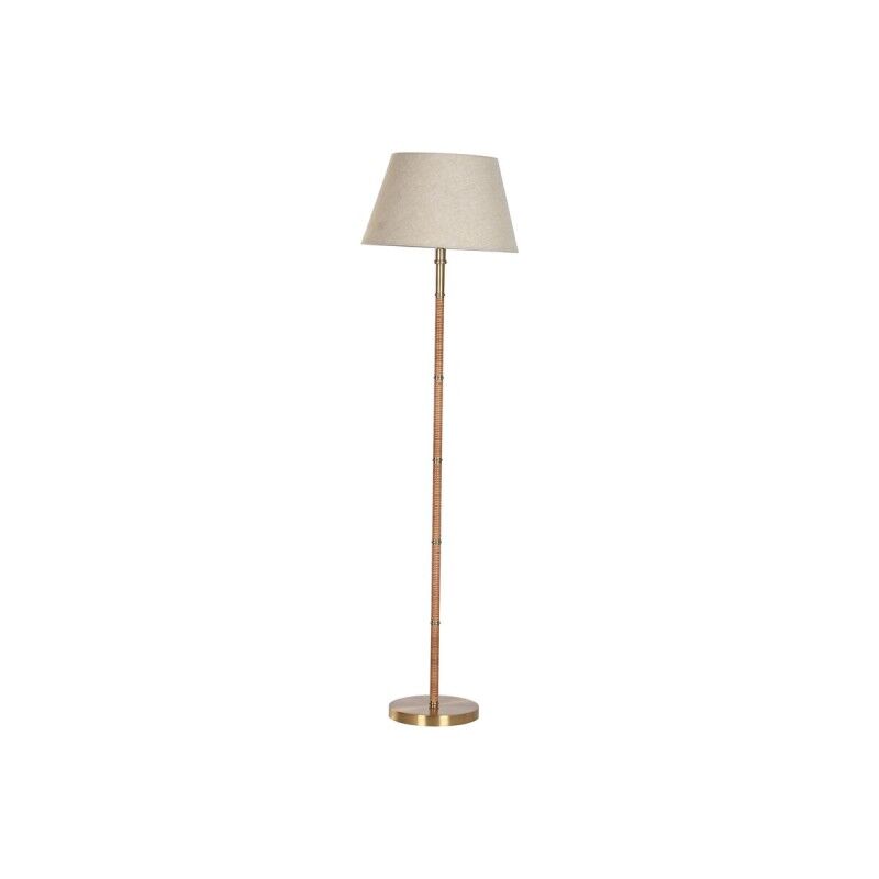 Luminária de chão Home ESPRIT Bege Dourado Natural 50 W 220 V 42 x 42 x 154 cm