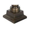 Lámpara de mesa Home ESPRIT Negro Bronce 50 W 220 V