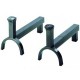 Andirons Lexic painted steel nineteen design 