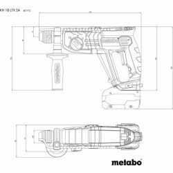Martillo perforador Metabo KH 18 LTX 24