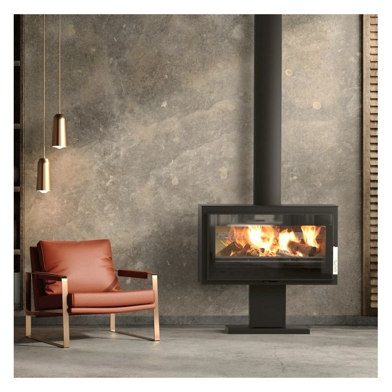 Larry Supra Stufa a legna a libera installazione 8,5kW