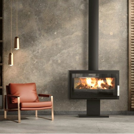 Poêle à bois Larry sur pied Supra 8.5kW