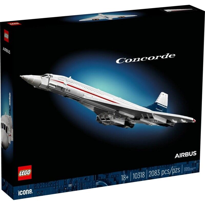 Jogo de Construção Lego 10318 Concorde Branco 2083 Peças