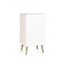 Cassettiera DKD Home Decor Abete Naturale Cotone Bianco (48 x 35 x 89 cm)