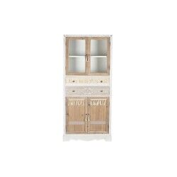 Armadio DKD Home Decor Bianco Naturale Cristallo Abete 86 x 40 x 180 cm 80 x 42 x 180 cm