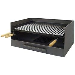 Churrasco Imex el Zorro Sobremesa Grelhador Carvão Preto Aço inoxidável 61 x 40 x 32 cm