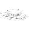 Conventional Hood Mepamsa ISLA CIELO 120 120 cm 720 m³/h 145W A+ White