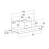 Hotte standard Cata ARMONIA 60X Acier 275 W