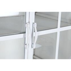 Étagère DKD Home Decor Blanc Noir Métal Bois de manguier 170 x 45 x 200 cm