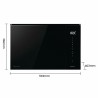 Microondas com Grill Hisense Preto 900 W 25 L