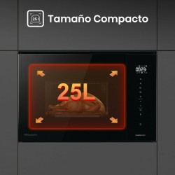 Microondas con Grill Hisense Negro 900 W 25 L