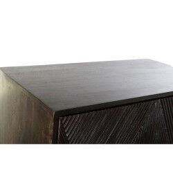 Anrichte DKD Home Decor Schwarz Dunkelbraun Metall Mango-Holz 84 x 43 x 153,5 cm